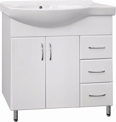 Style Line Тумба для умывальника Стандарт №25 82 правая – фото-1